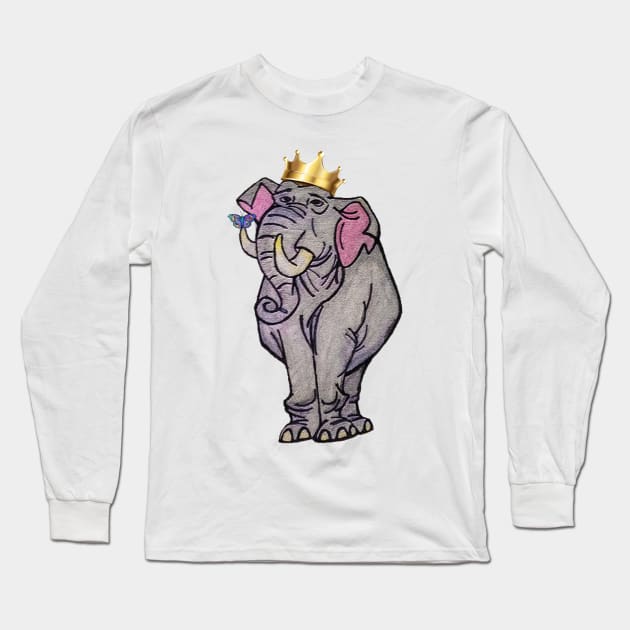 elephant Long Sleeve T-Shirt by GAGO5